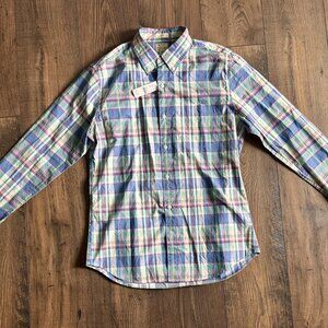 J.Crew Men's plaid button down shirt